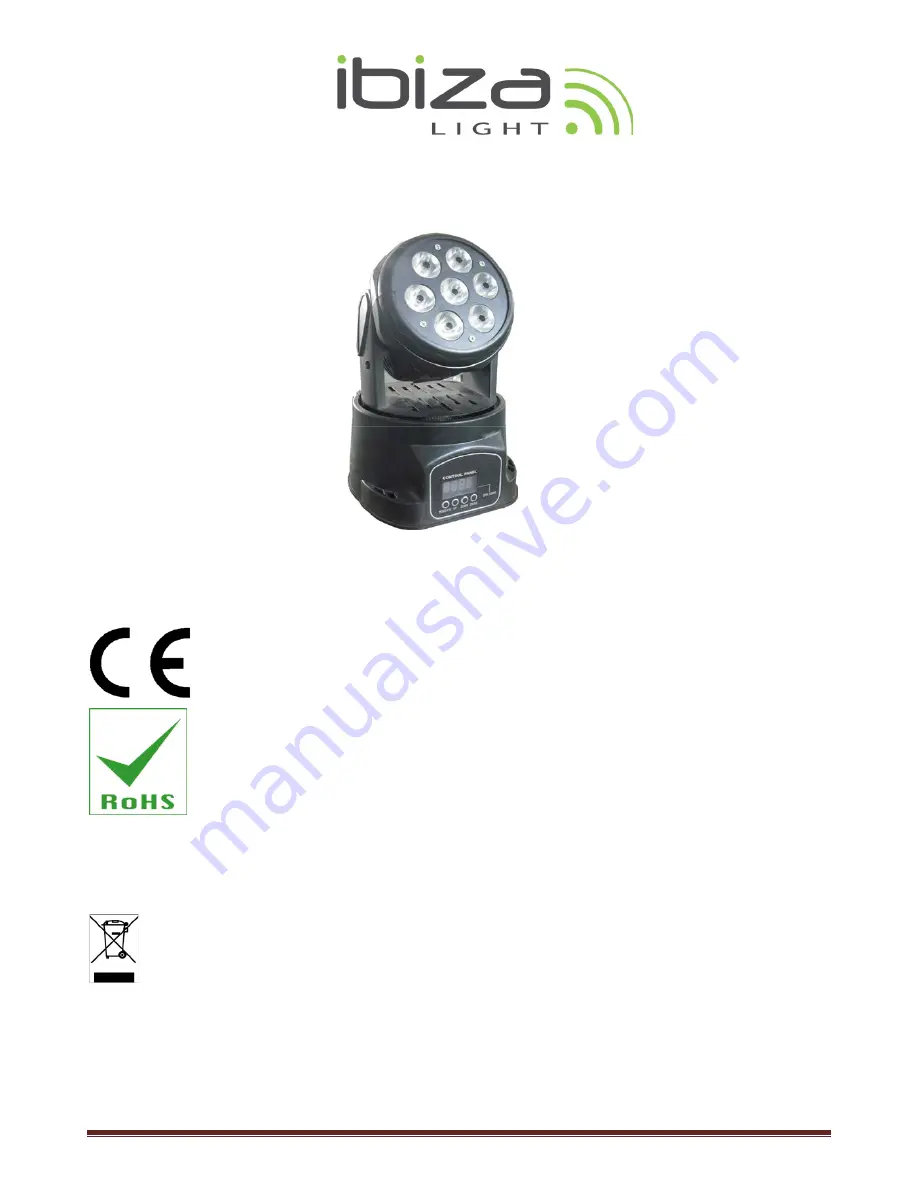 Ibiza LMH350LED User Manual Download Page 1