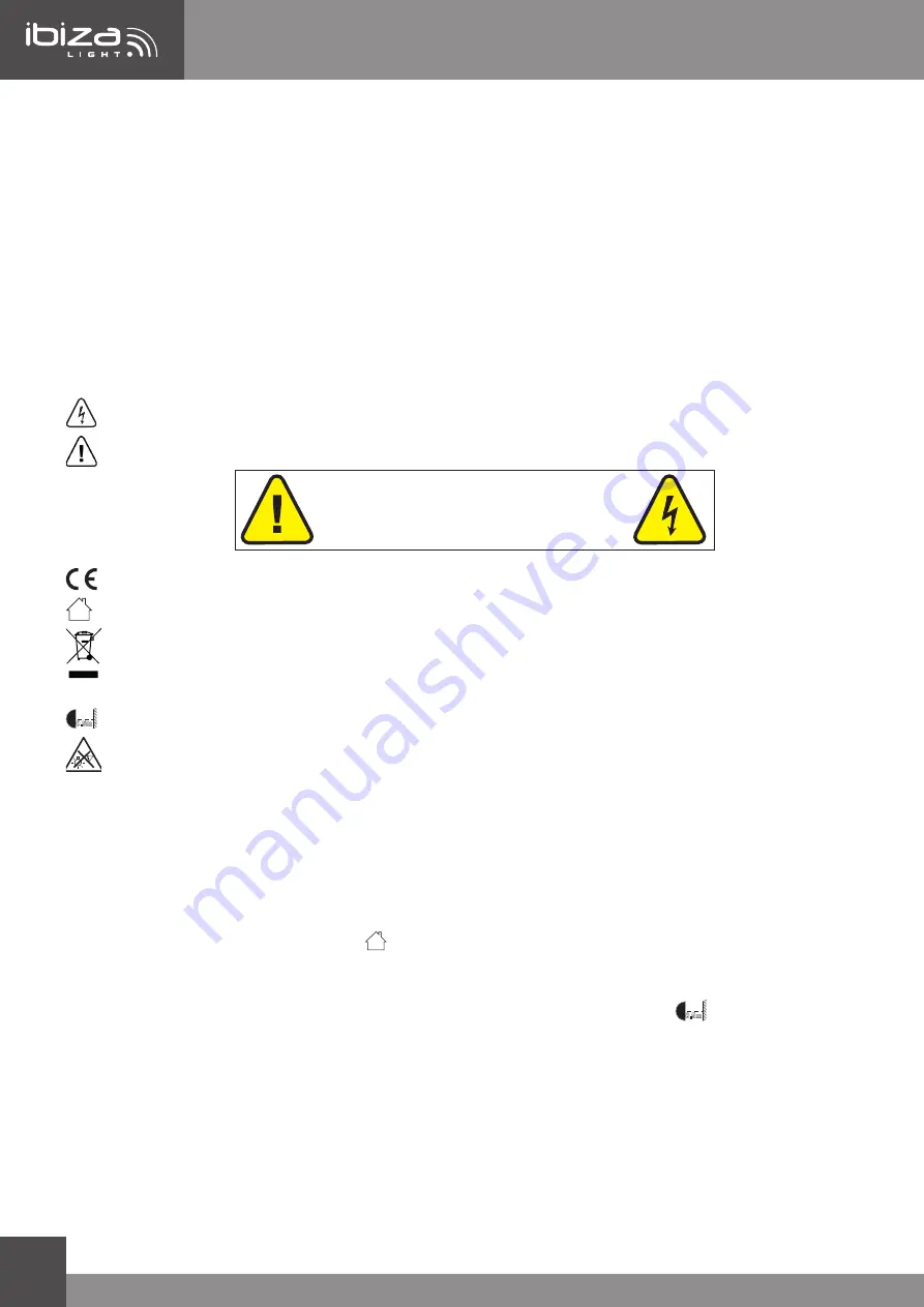 Ibiza SATURNE Manual Download Page 8