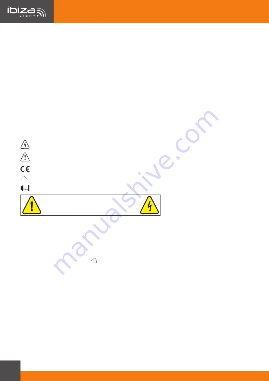 Ibiza THINPAR7X6-RGBW Manual Download Page 8