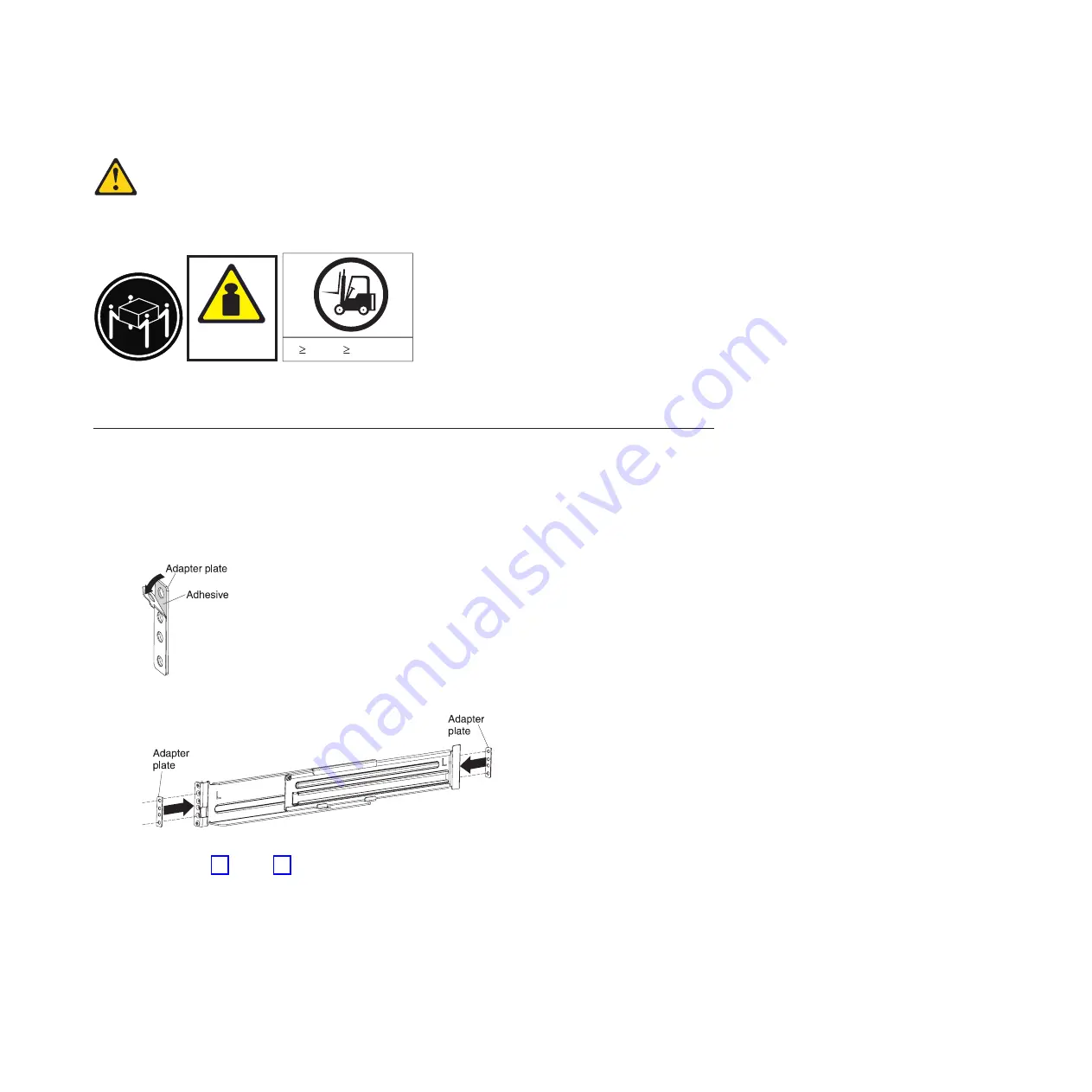 IBM 1000VA 3U Rack Installation Instructions Download Page 3