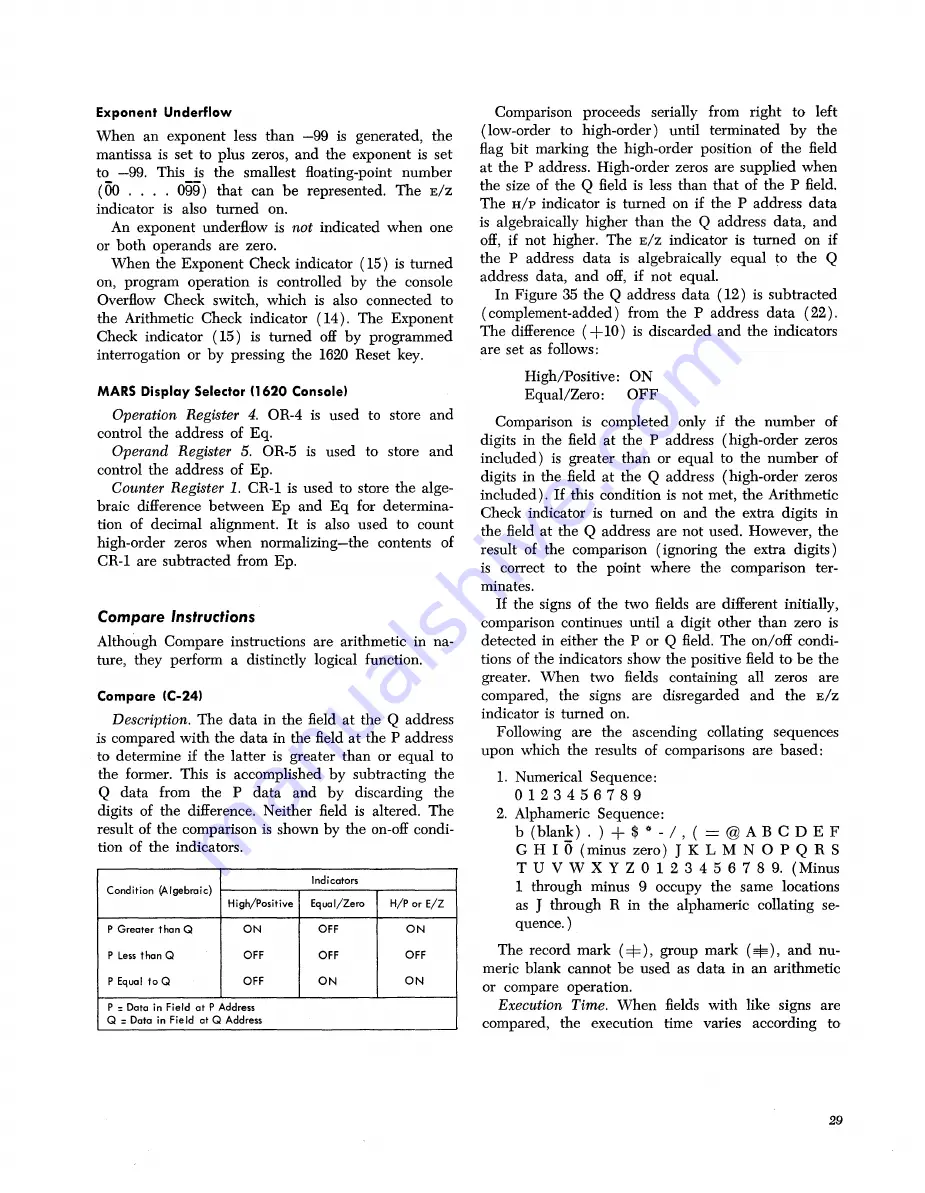 IBM 1620 1 Manual Download Page 33