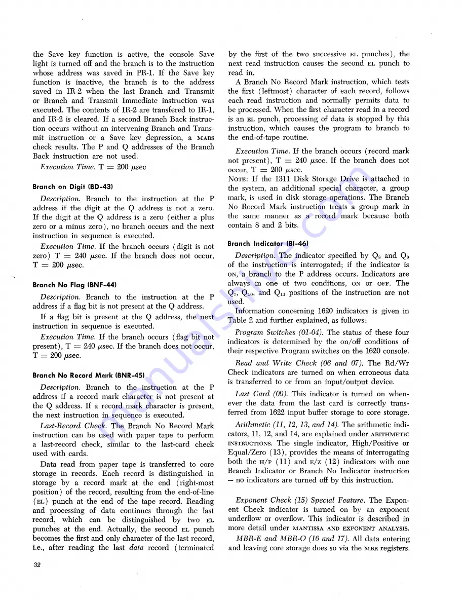 IBM 1620 1 Manual Download Page 36