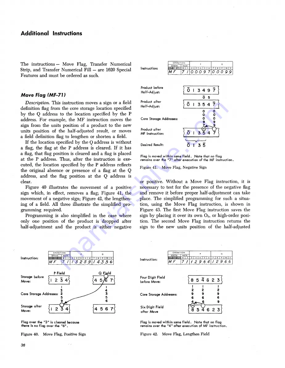 IBM 1620 1 Manual Download Page 40