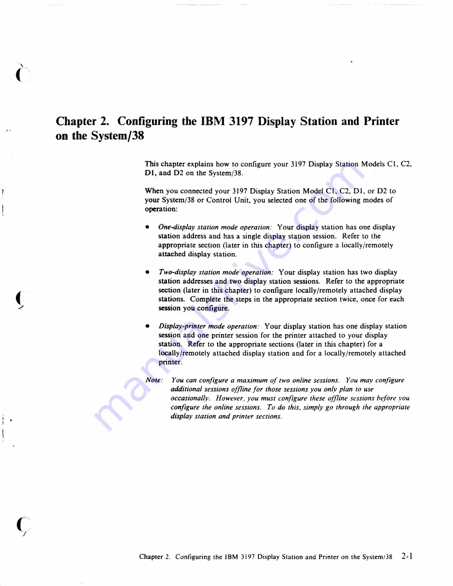 IBM 3197 Series Connecting Download Page 11