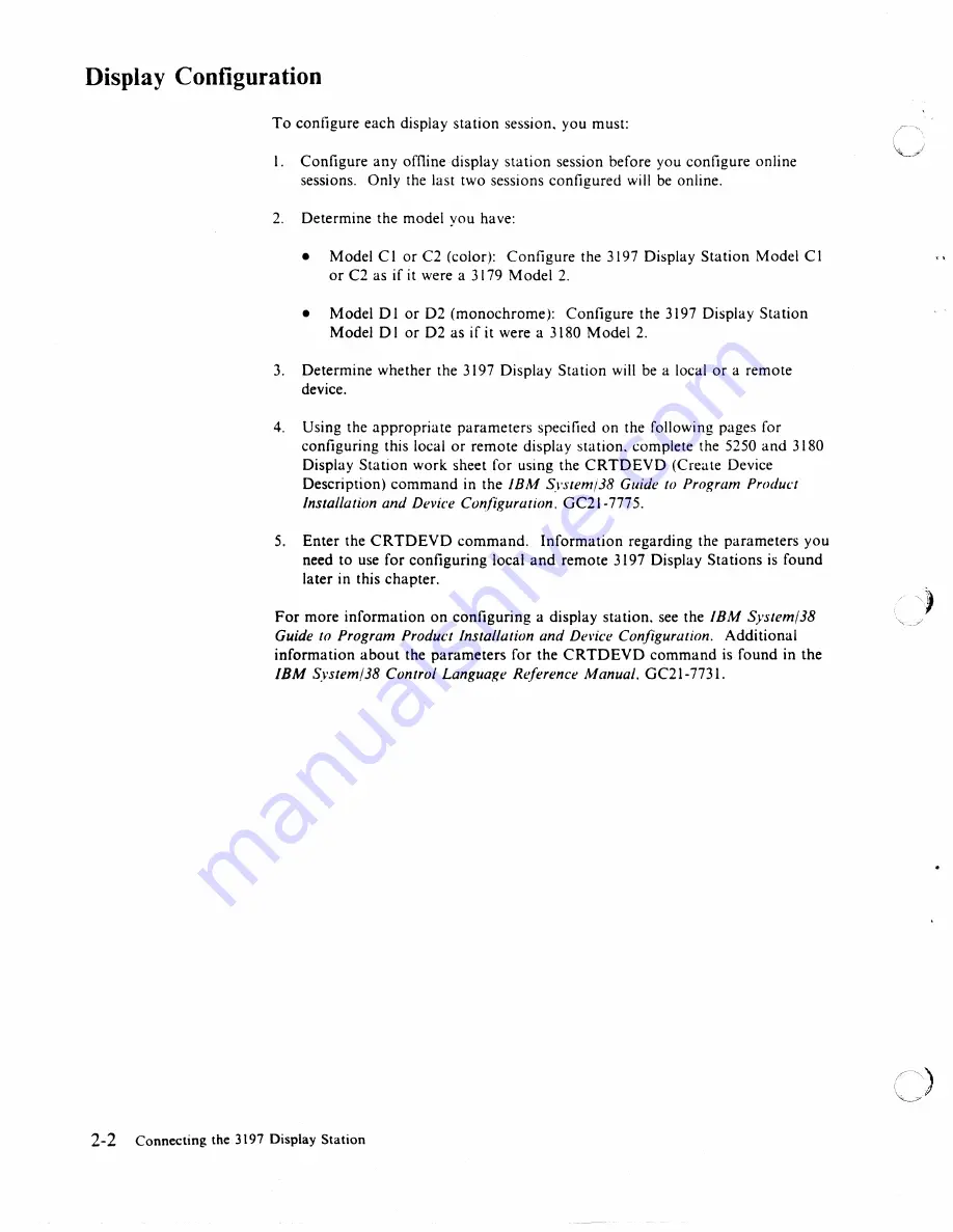 IBM 3197 Series Connecting Download Page 12