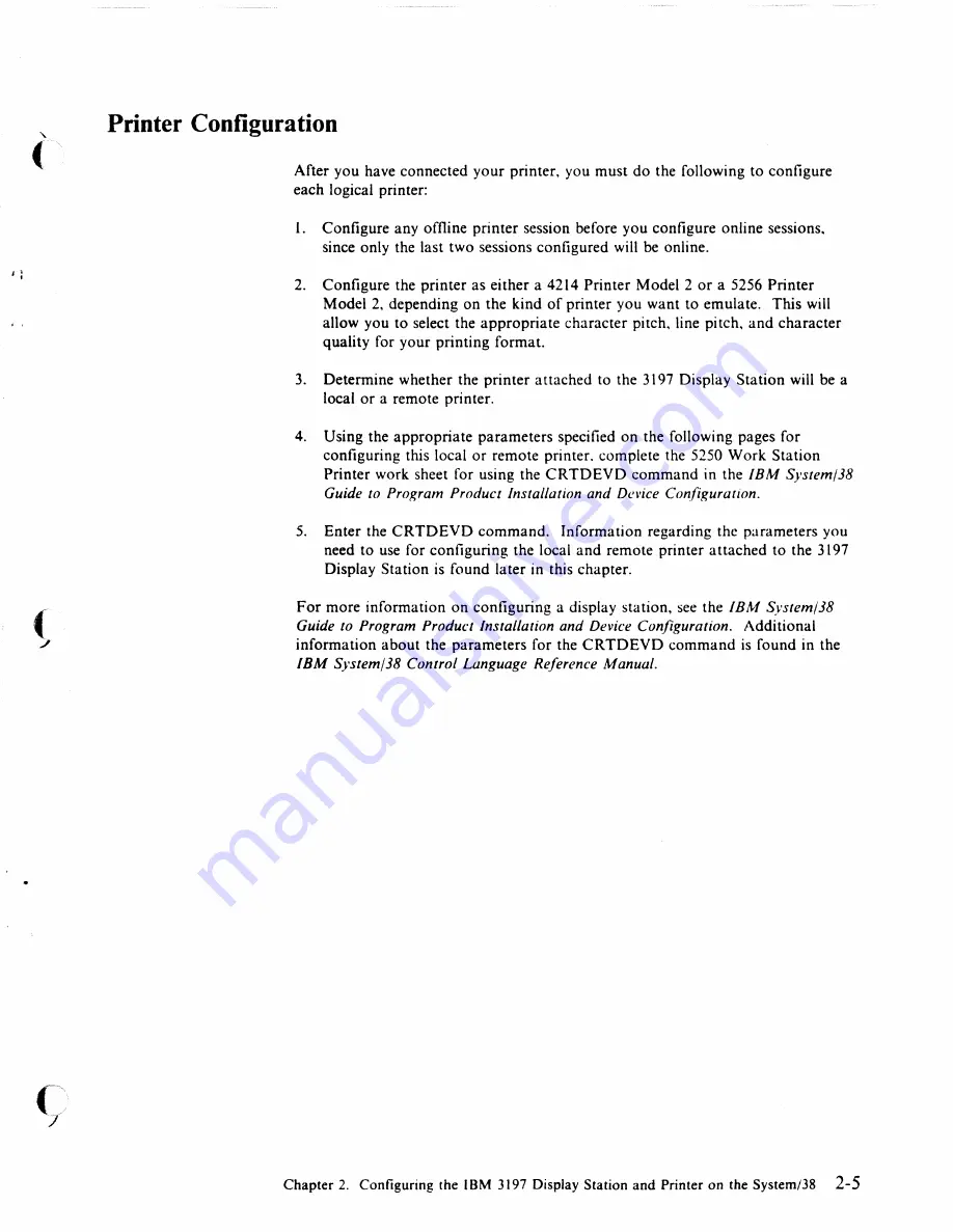 IBM 3197 Series Connecting Download Page 15