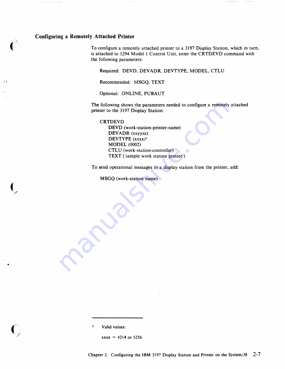 IBM 3197 Series Скачать руководство пользователя страница 17