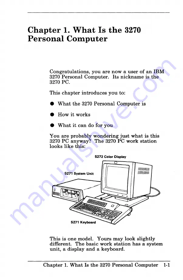 IBM 3270 Hardware User'S Manual Download Page 12