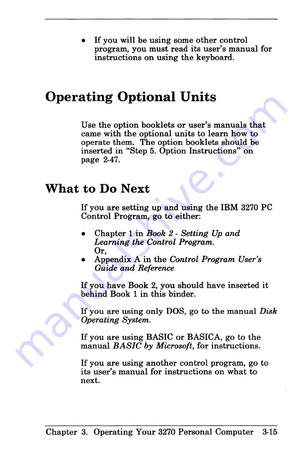 IBM 3270 Hardware User'S Manual Download Page 98