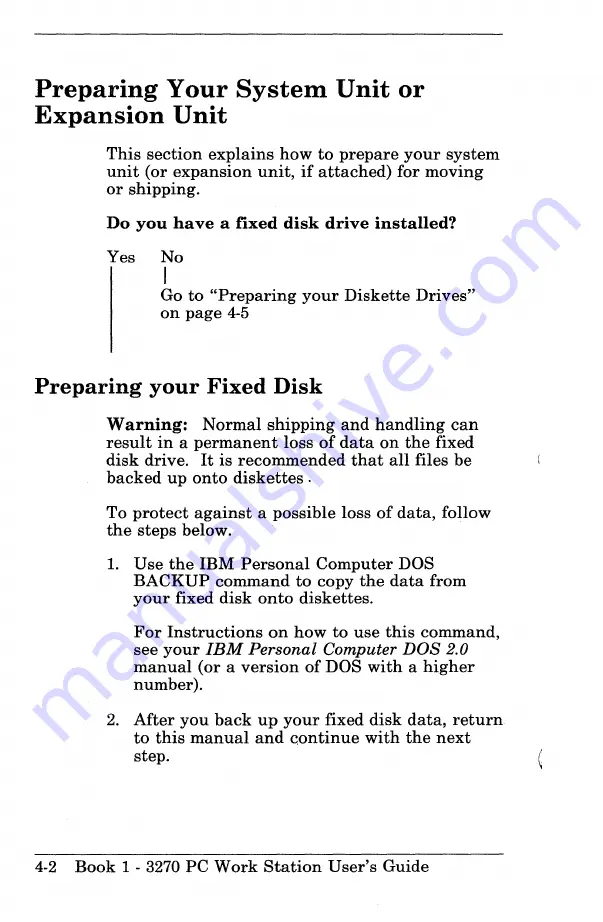 IBM 3270 Hardware User'S Manual Download Page 101