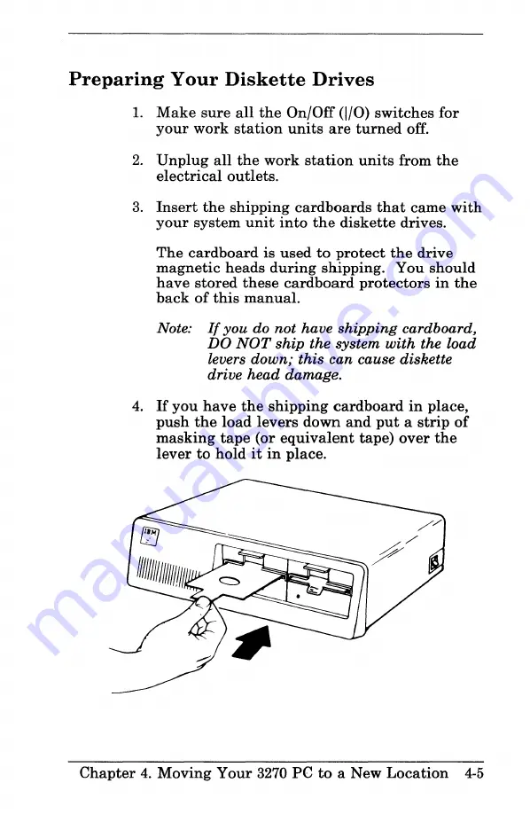 IBM 3270 Hardware User'S Manual Download Page 104