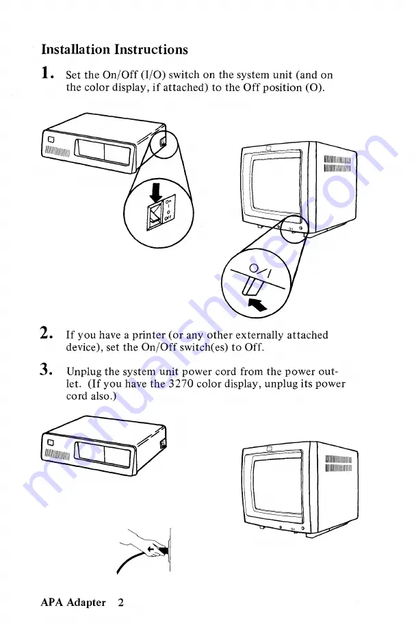 IBM 3270 Option Instructions Download Page 6