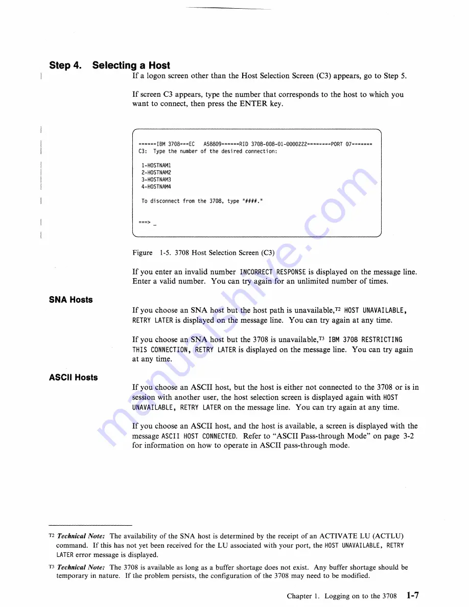 IBM 3708 End-User Reference Download Page 22