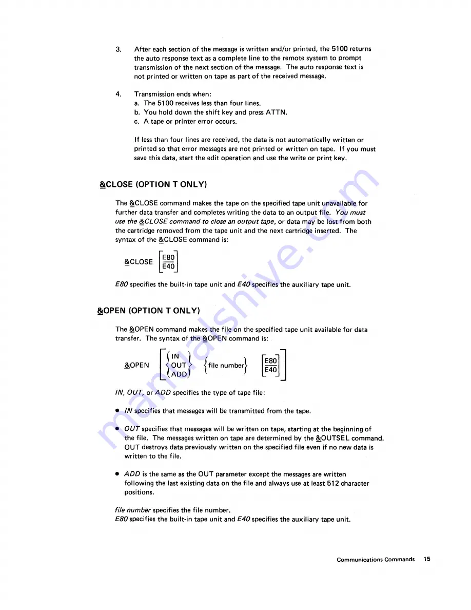 IBM 5100 Communications Manual Download Page 19