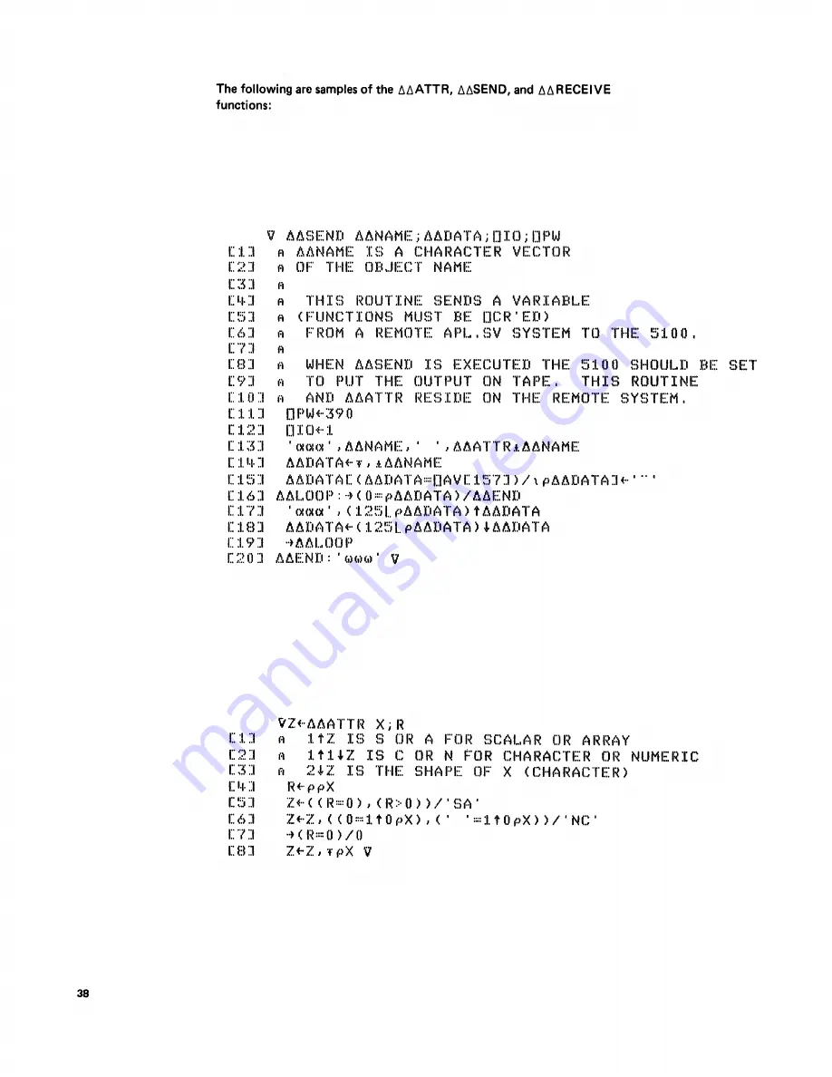 IBM 5100 Communications Manual Download Page 42