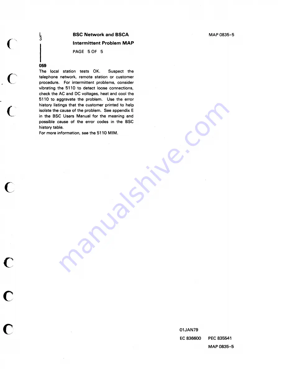 IBM 5110 Maintenance Analysis Procedures Download Page 215