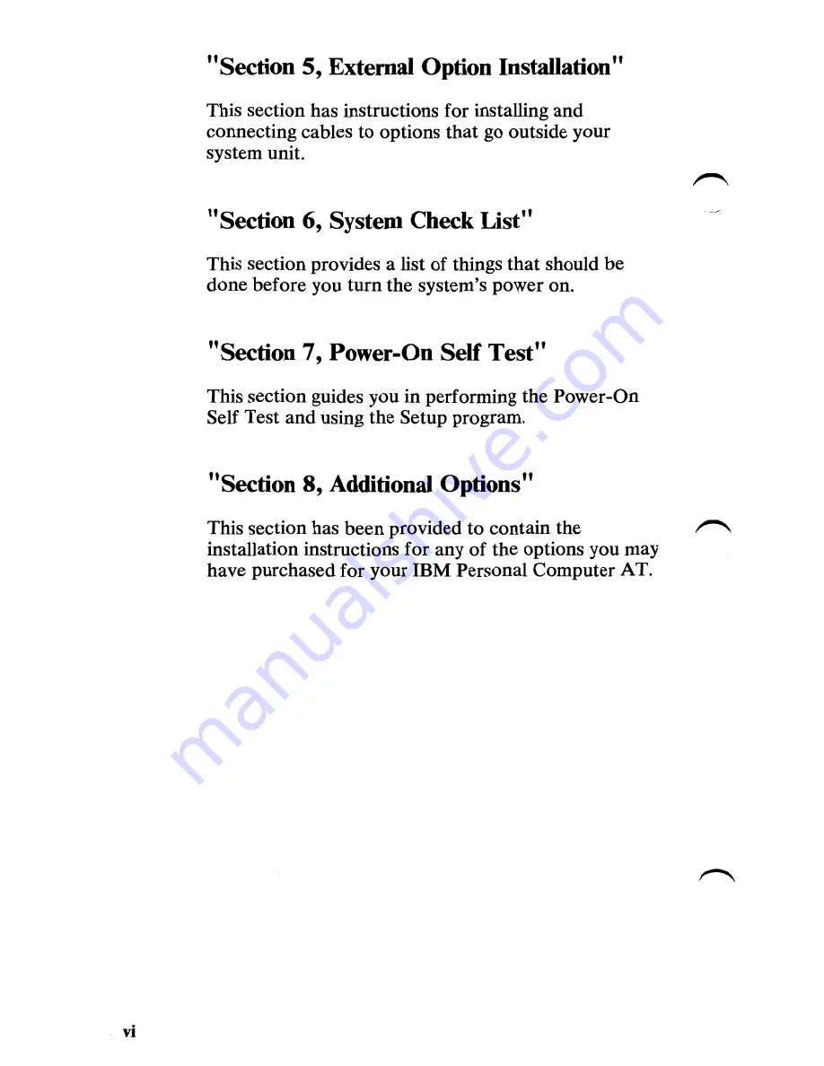 IBM 5170 Installation And Setup Download Page 8