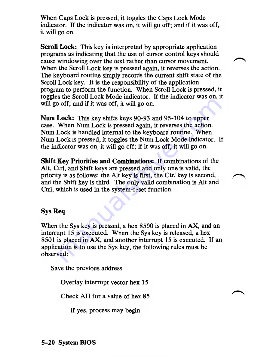 IBM 5170 Technical Reference Download Page 162