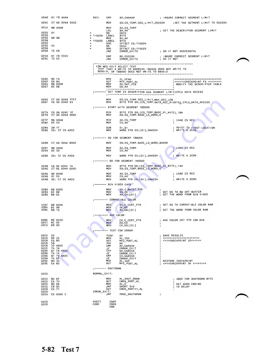 IBM 5170 Technical Reference Download Page 224