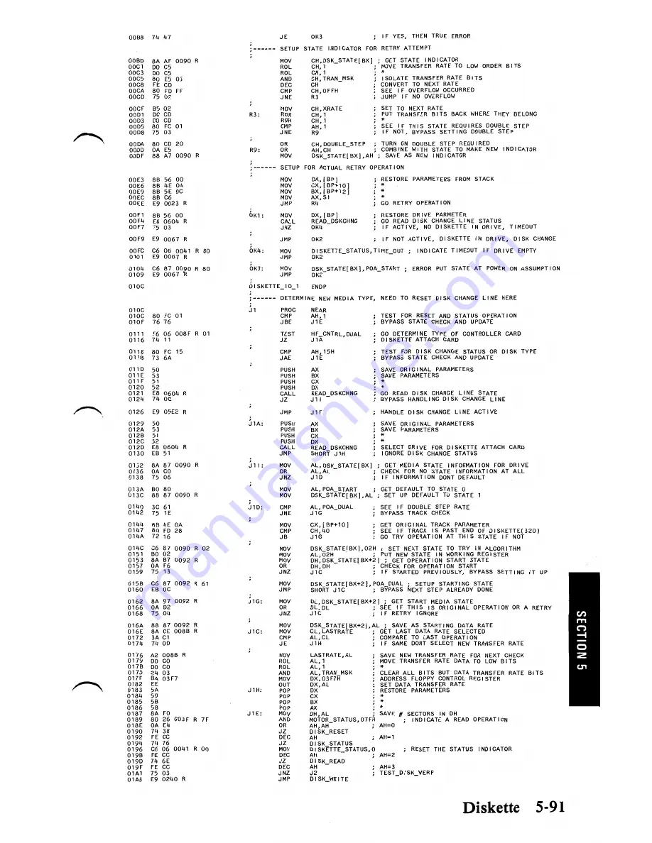 IBM 5170 Technical Reference Download Page 233