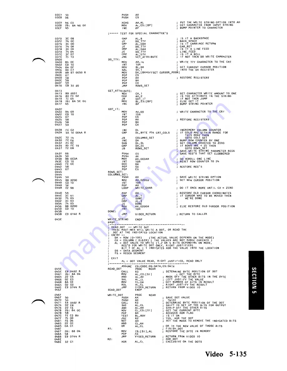 IBM 5170 Technical Reference Download Page 277