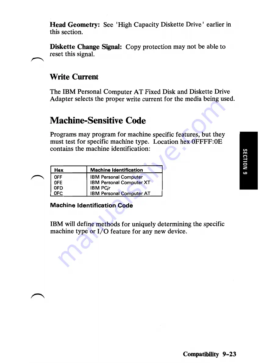 IBM 5170 Technical Reference Download Page 401