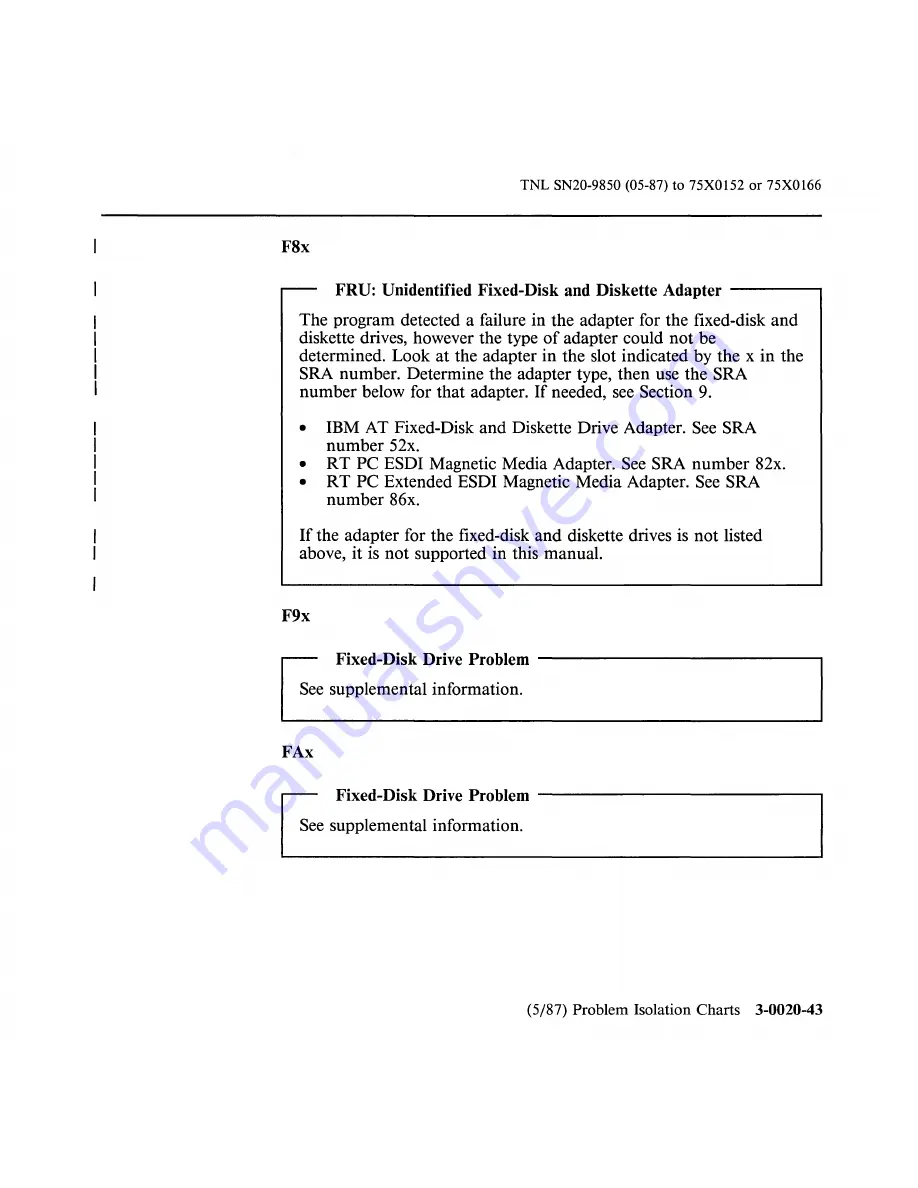 IBM 6150 Hardware Maintenance Manual Download Page 112