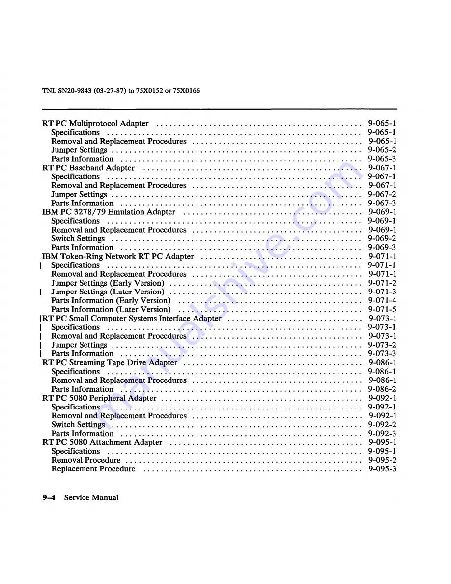 IBM 6150 Hardware Maintenance Manual Download Page 439