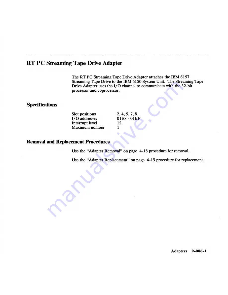 IBM 6150 Hardware Maintenance Manual Download Page 524