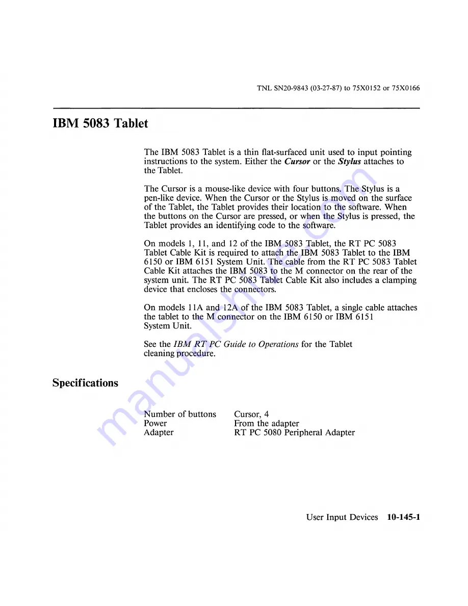 IBM 6150 Hardware Maintenance Manual Download Page 552