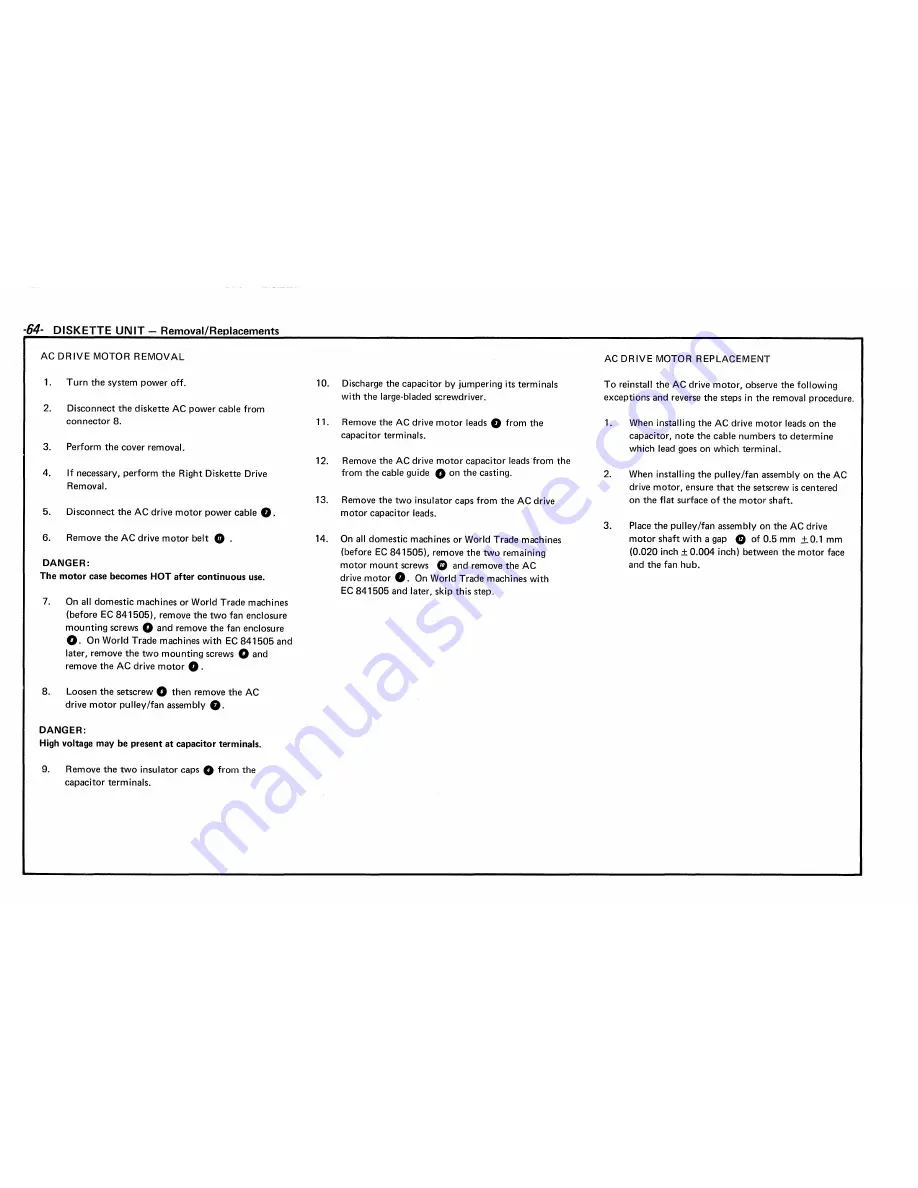 IBM 6360 Product Support Manual Download Page 70