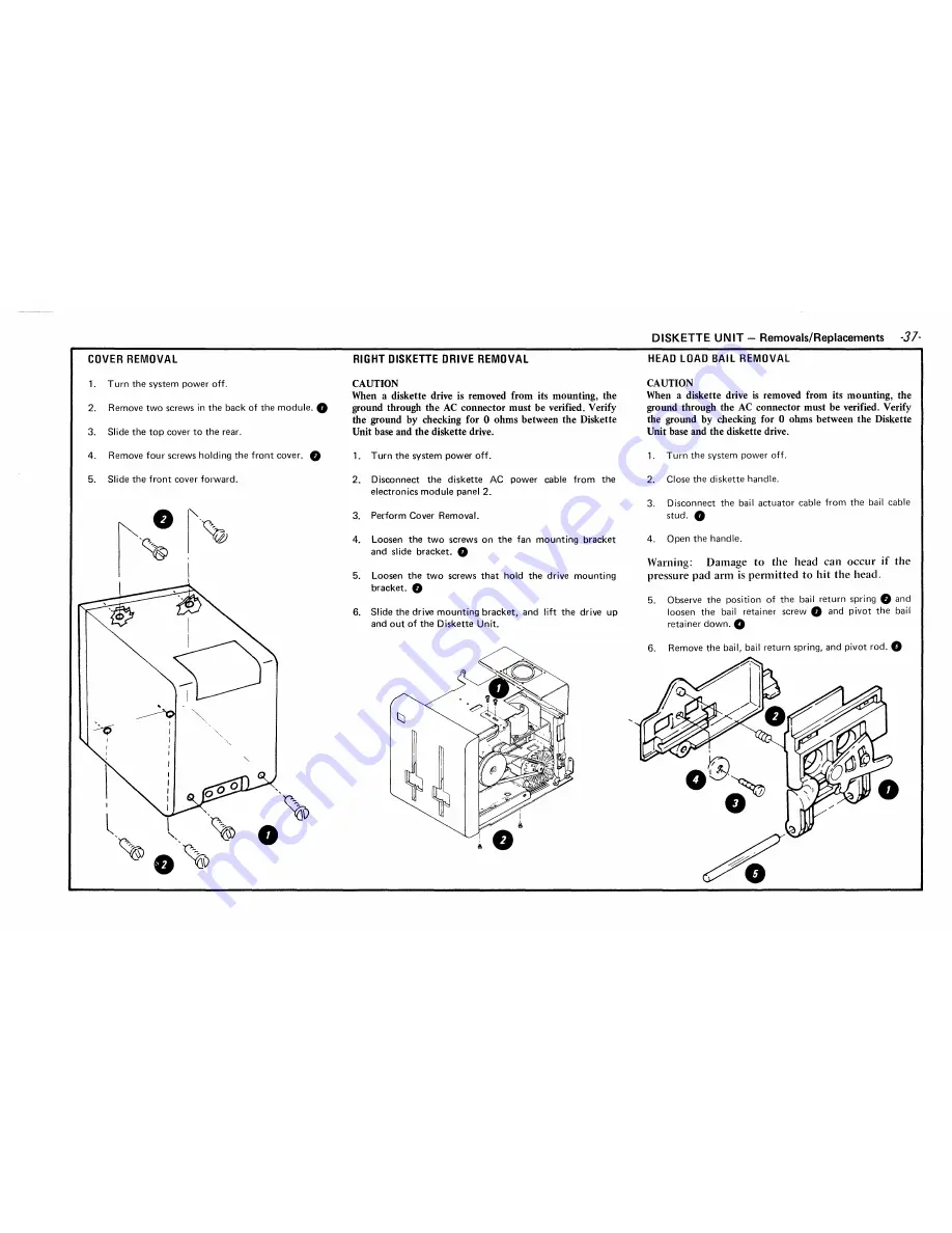 IBM 6580 Product Support Manual Download Page 43