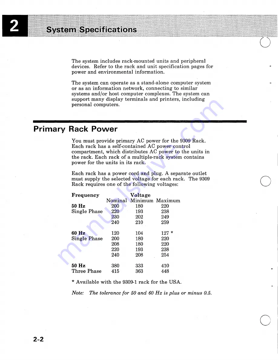 IBM 9370 Installation Manual - Physical Planning Download Page 23