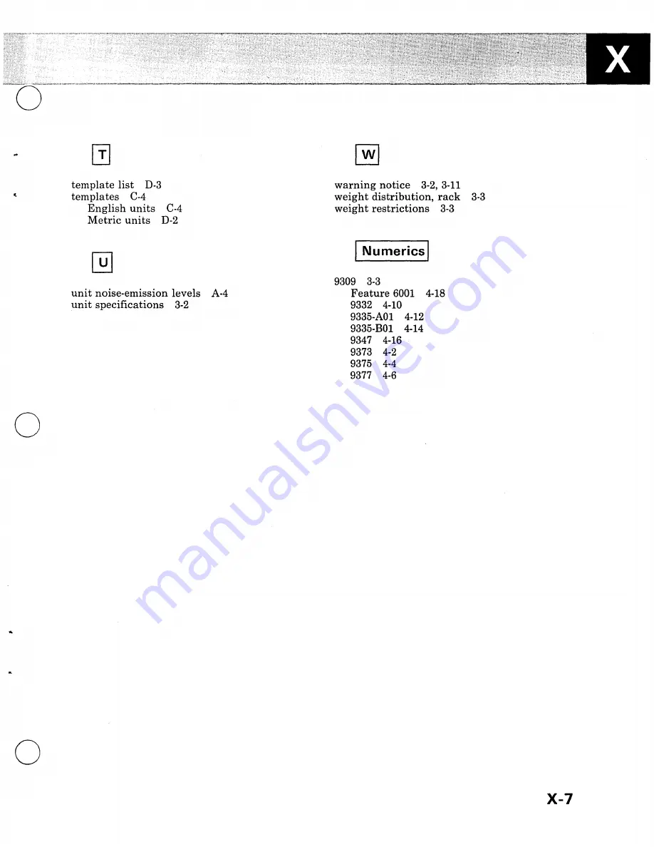 IBM 9370 Installation Manual - Physical Planning Download Page 110