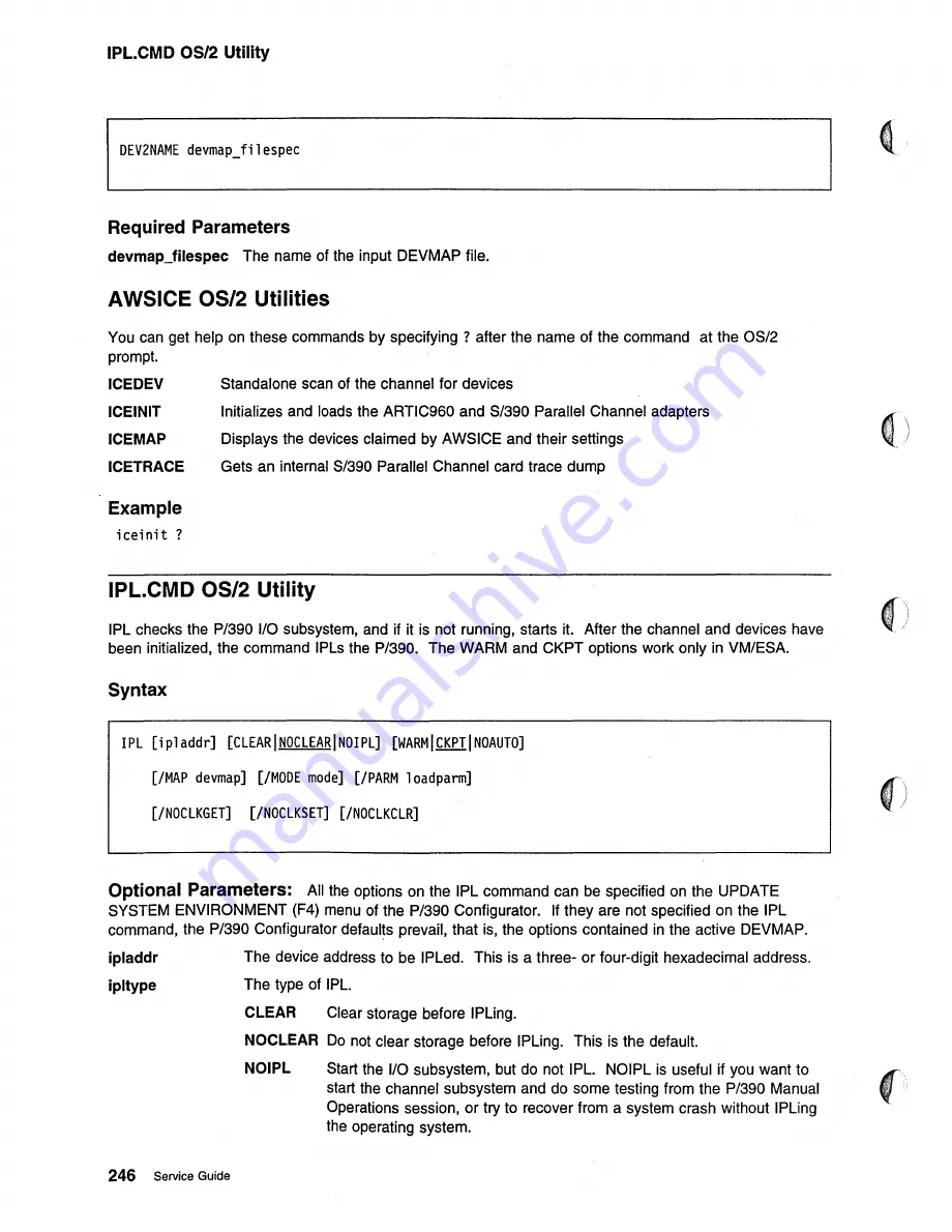 IBM B01 Service Manual Download Page 267