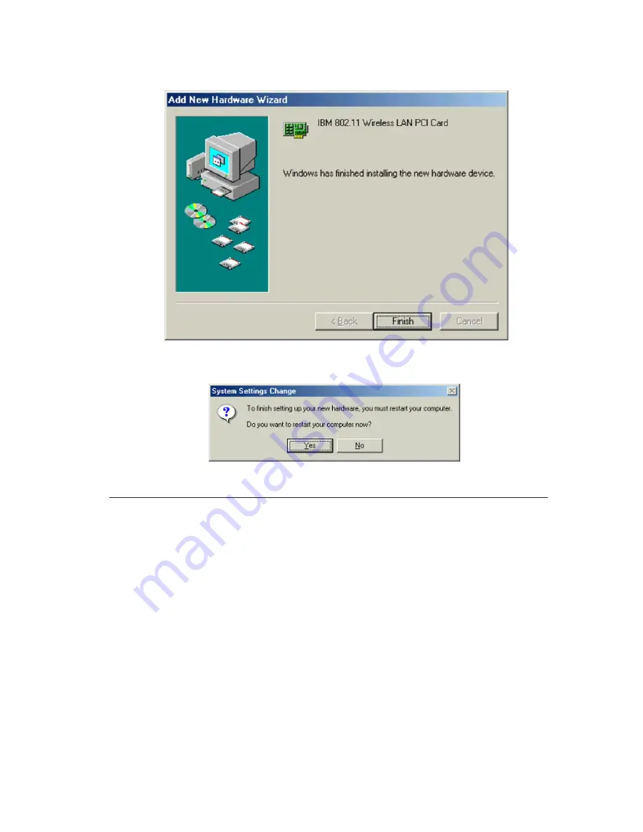 IBM High Rate Wireless LAN (PCI) Card Quick Installation Manual Download Page 19