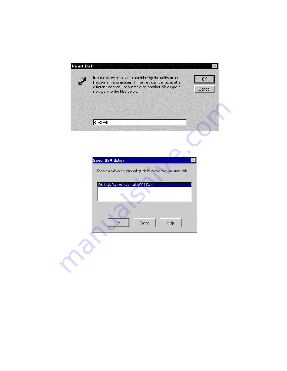 IBM High Rate Wireless LAN (PCI) Card Quick Installation Manual Download Page 22