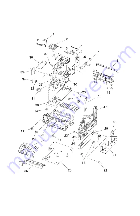 IBM Infoprint 1130 Service Manual Download Page 317