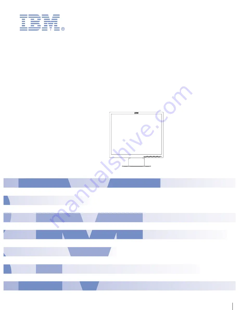 IBM L190(9329-AB9) Service Manual Download Page 1