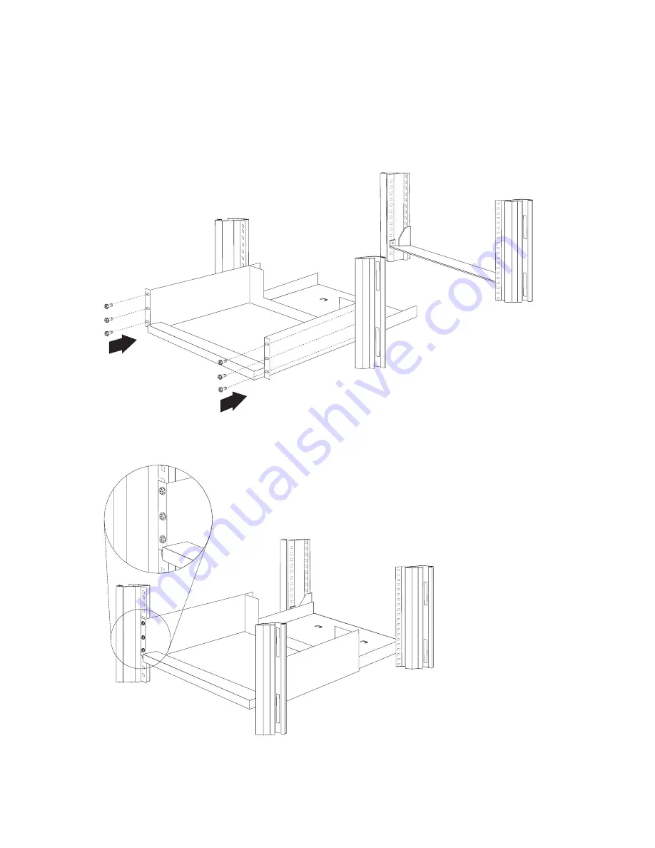 IBM Netfinity Rack Monitor Compartment Installation Instructions Manual Download Page 4