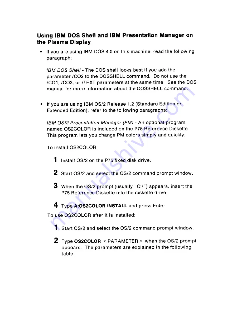 IBM P 75 486 Quick Reference Download Page 82