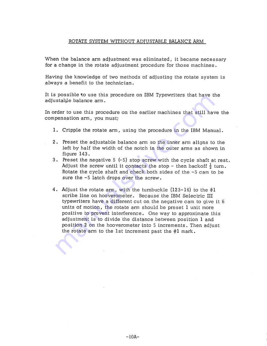 IBM Selectric III Troubleshooting Manual Download Page 18