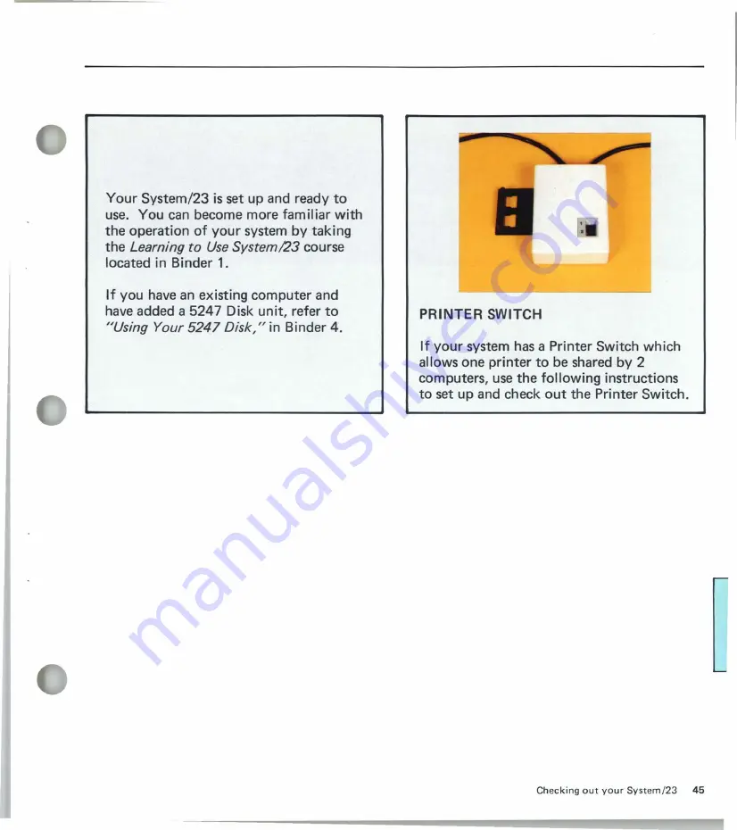 IBM System/23 Setup Instructions Download Page 53