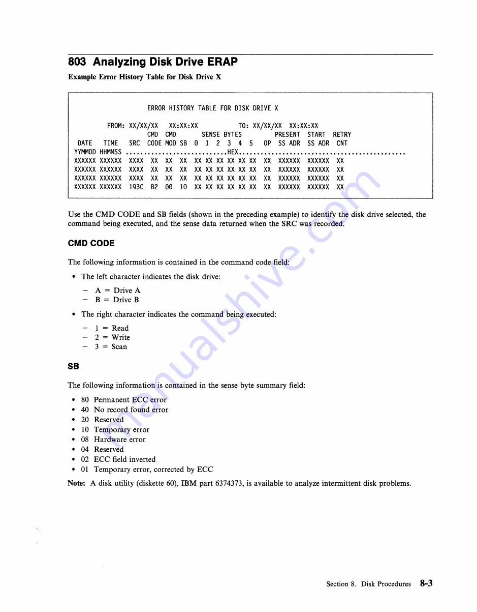 IBM System/36 Maintenance Information Manual Download Page 109