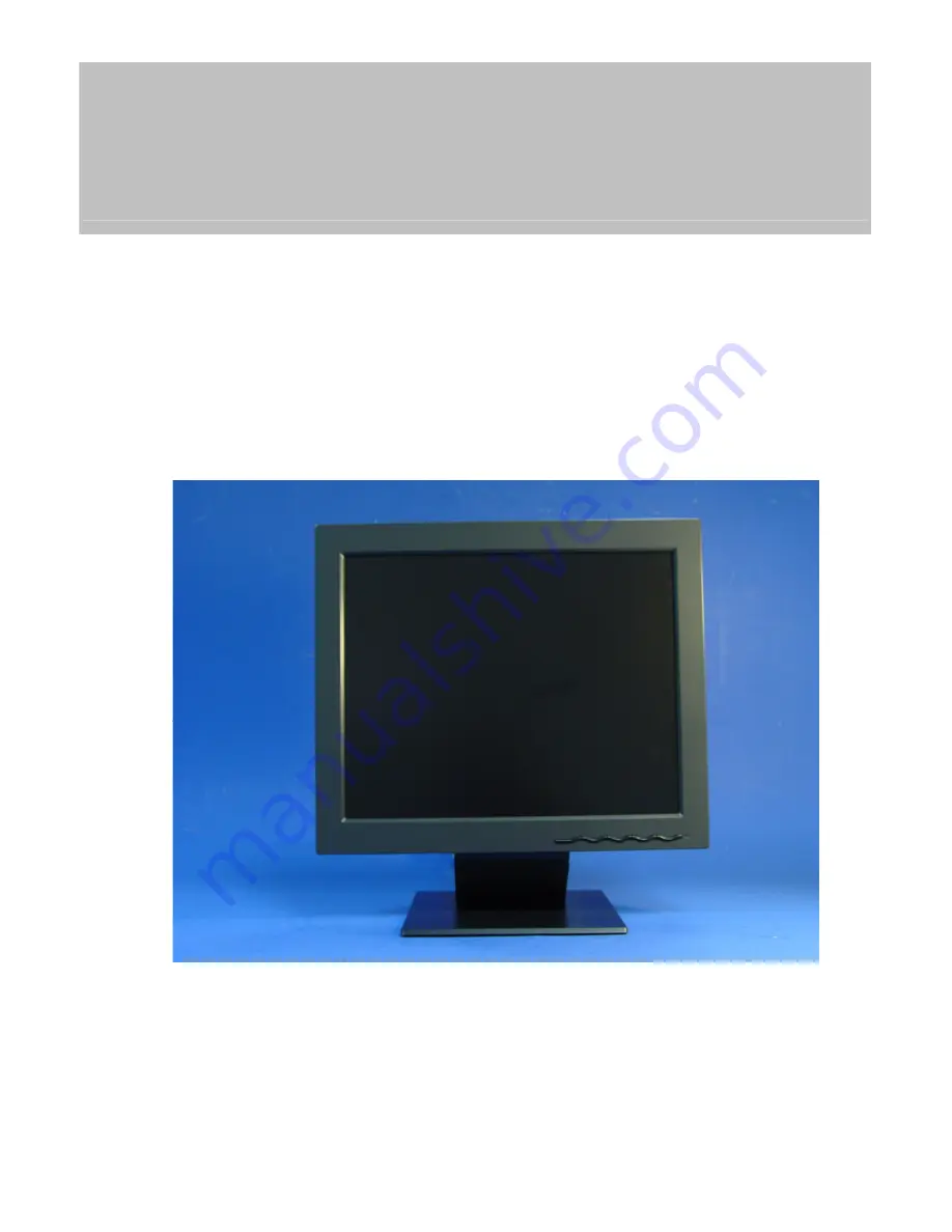 IBM ThinkVision L170 Скачать руководство пользователя страница 1