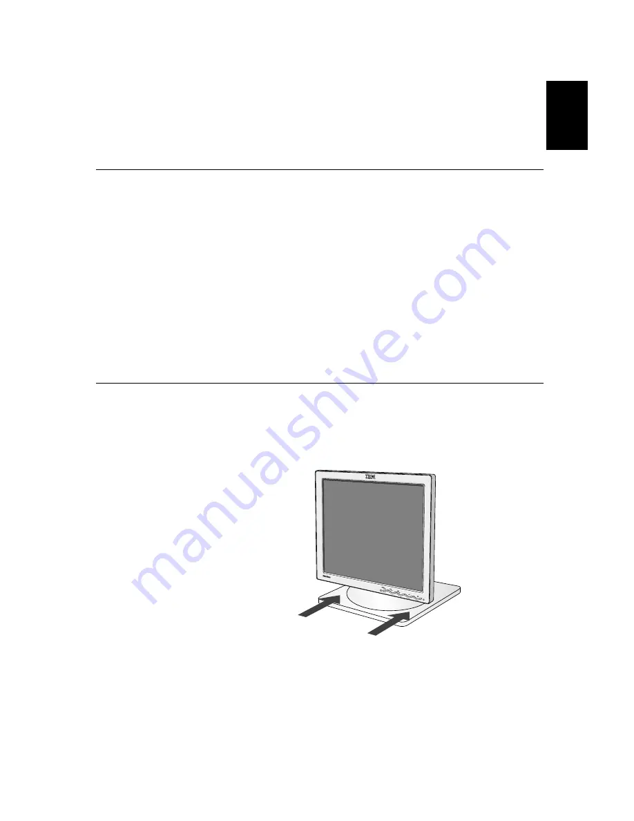 IBM ThinkVision L180p User Manual Download Page 7