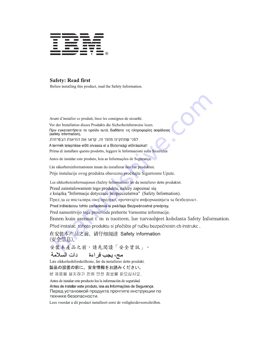 IBM ThinkVision L191p User Manual Download Page 4