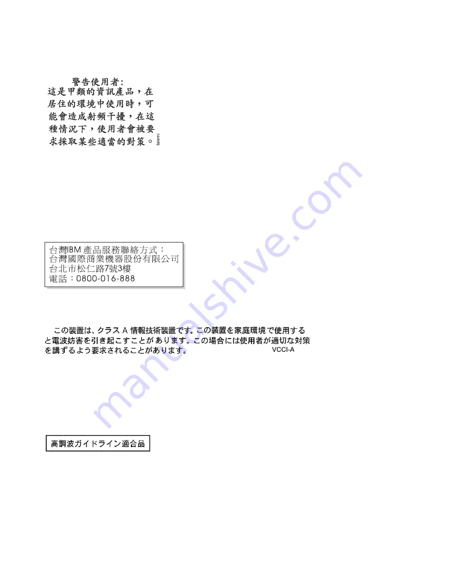 IBM TS2250 Setup, Operator, And Service Manual Download Page 126