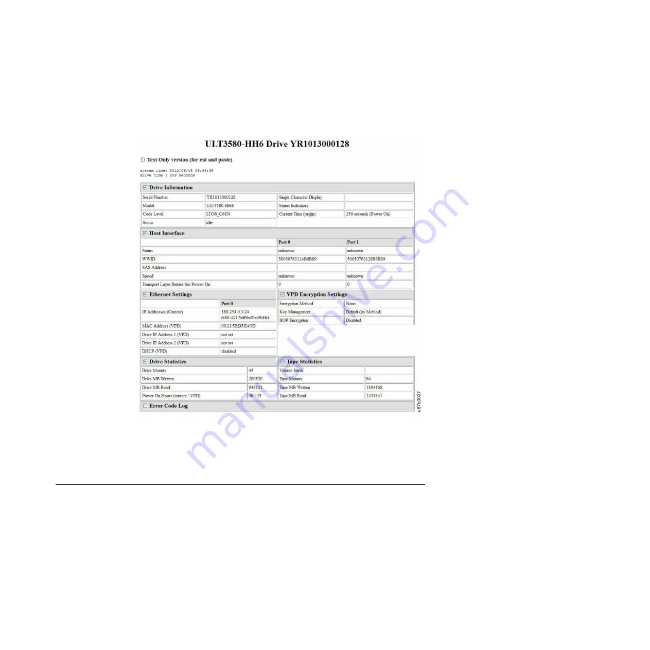 IBM Ultrium Gen 6 Installation And User Manual Download Page 43