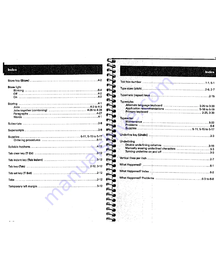 IBM Wheelwriter 5 Operator'S Manual Download Page 95